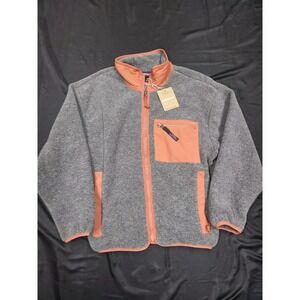 Patagonia Synchilla‎ Fleece Jacket Women's M Nickel/Burl Red 22955 NWT New
